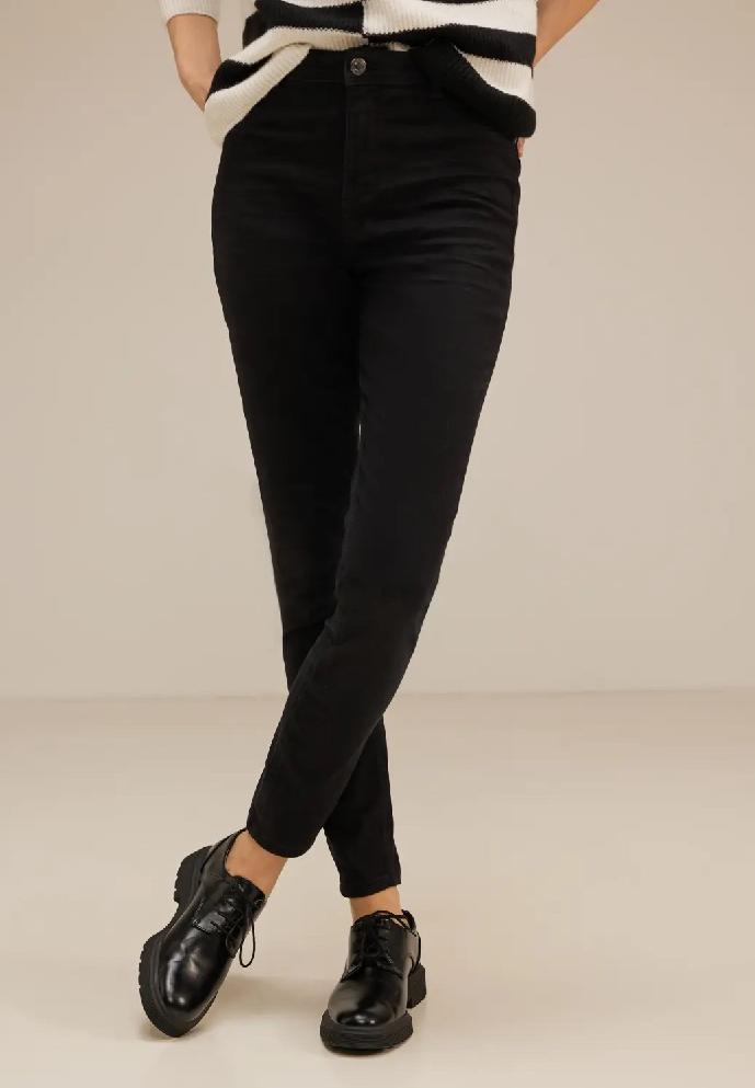 Street One čierne skinny fit jeggings, čie