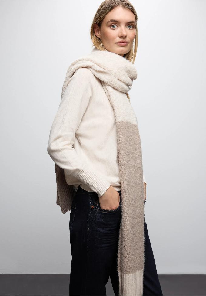 Street One šál so štruktúrovaným mixom