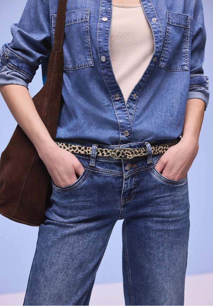 Street One opasok s leopardím vzorom, čie